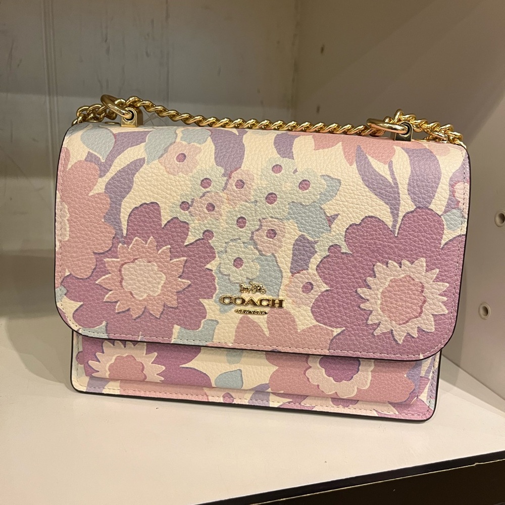 NWT！COACH Klare Crossbody Bag With Floral Print